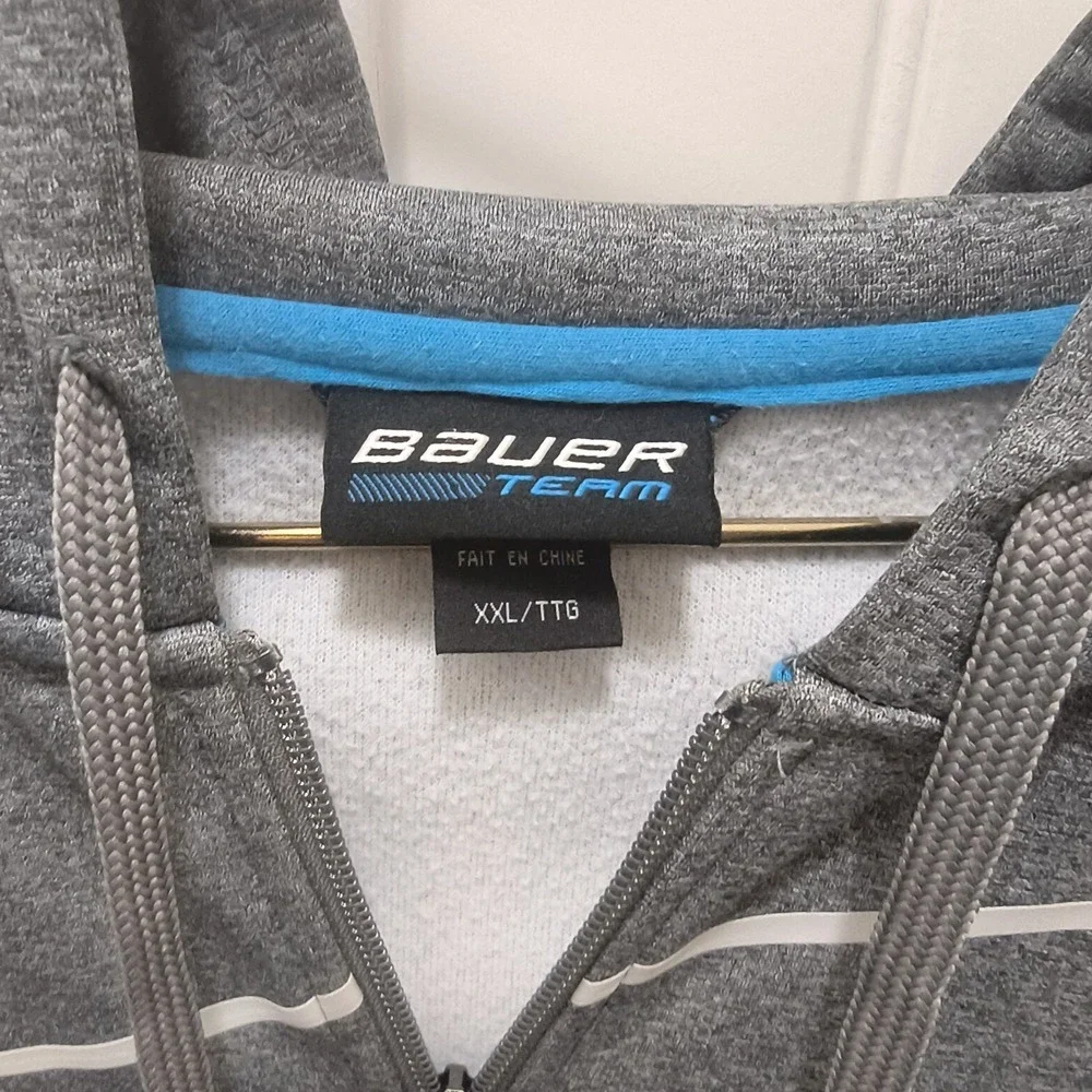 Bauer Team Tacoma Sabercats WCHL Full Zip Hoodie‎ Grey XXL